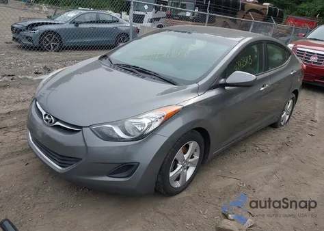 2013 Hyundai Elantra Gls from USA, damaged, VIN 5NPDH4AE2DH347835